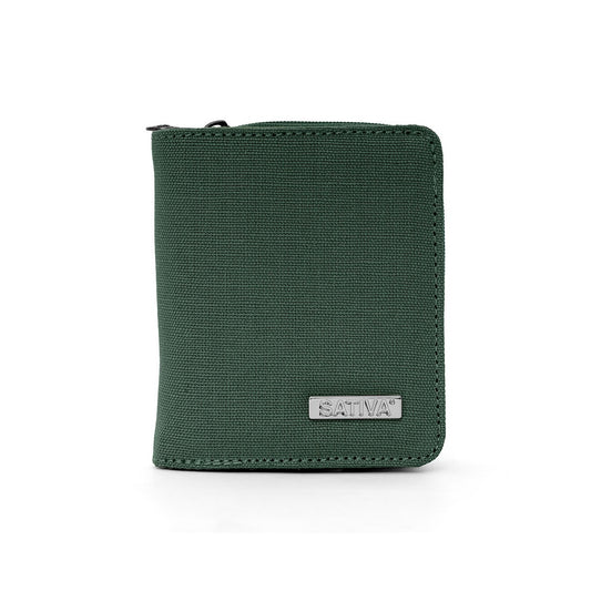Hemp Vegan Compact Wallet Sativa Green