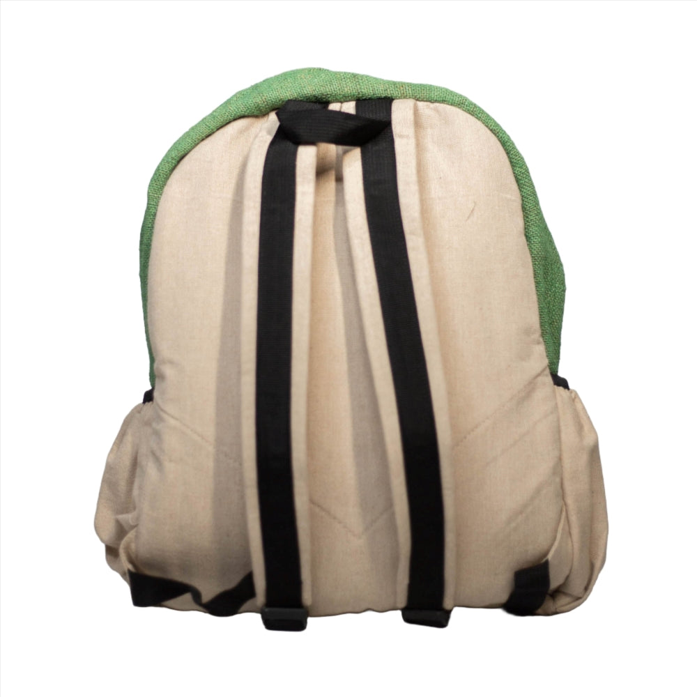 Pure World Hemp Vegan Backpack Emerald