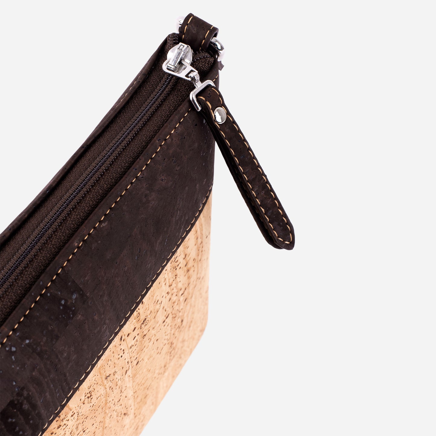 Cork Vegan Crossbody Bag Women's Corkor Light/ Dark Brown