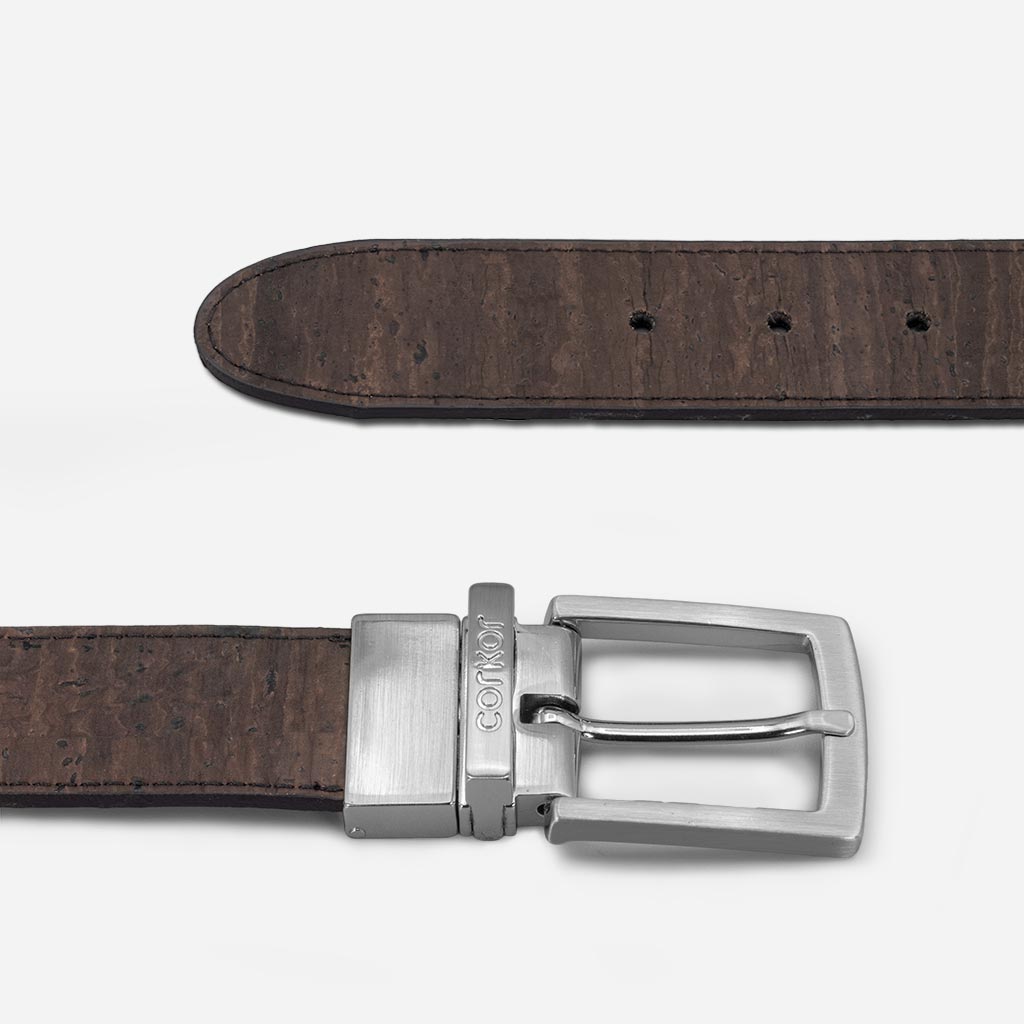 Cork Vegan Men's Reversible Belt 35mm Corkor