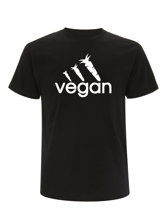 Vegan Shirt Carrot Sticks Organic Cotton Unisex Earth Positive - I Am The Animal