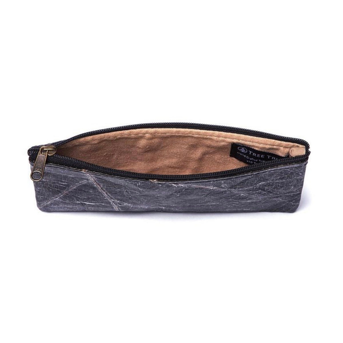 Vegan Leaf Leather Women's Phone Purse Black - I Am The Animal