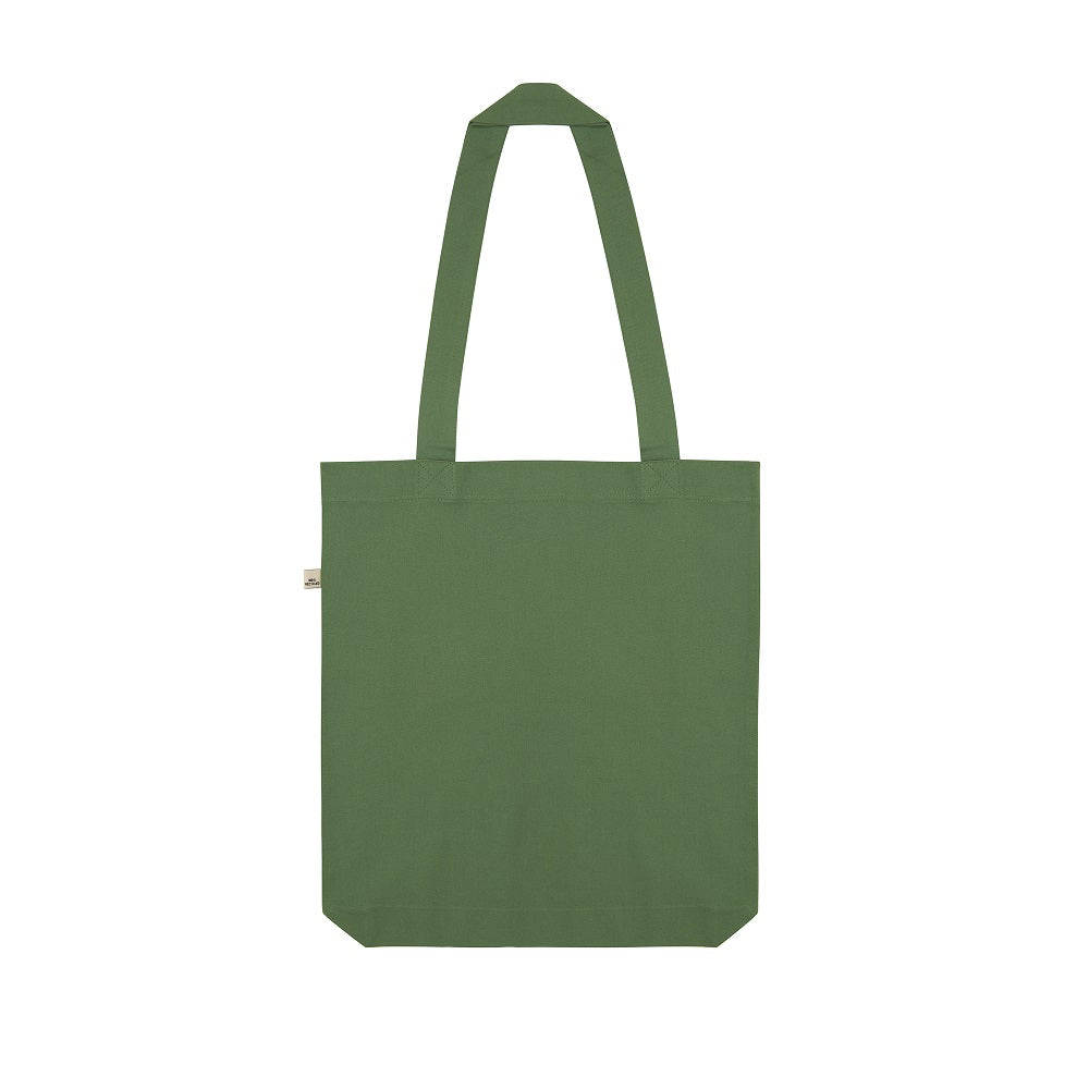 Recycled Shopper Tote Bag Peta Approved Vegan Leaf Green - I Am The Animal