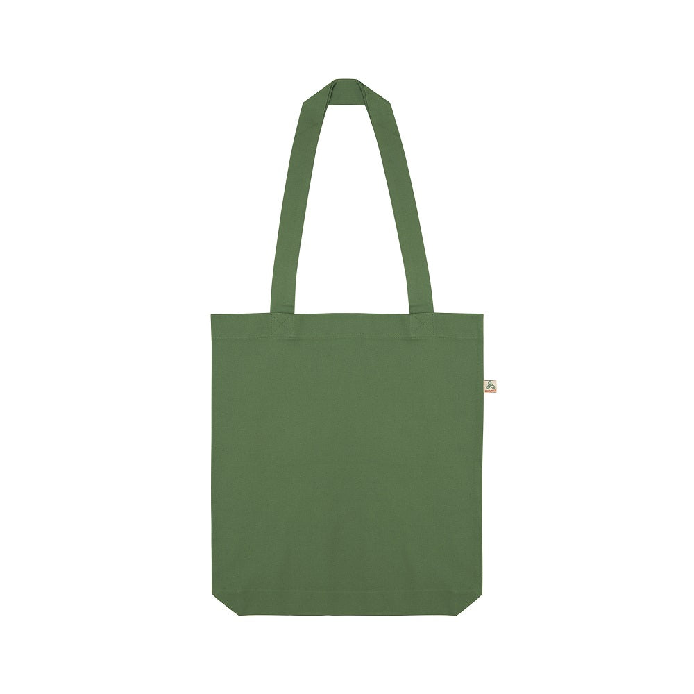Recycled Shopper Tote Bag Peta Approved Vegan Leaf Green - I Am The Animal
