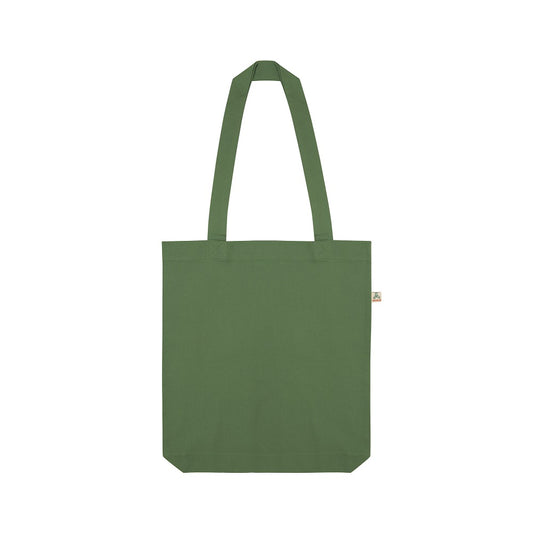 Recycled Shopper Tote Bag Peta Approved Vegan Leaf Green - I Am The Animal