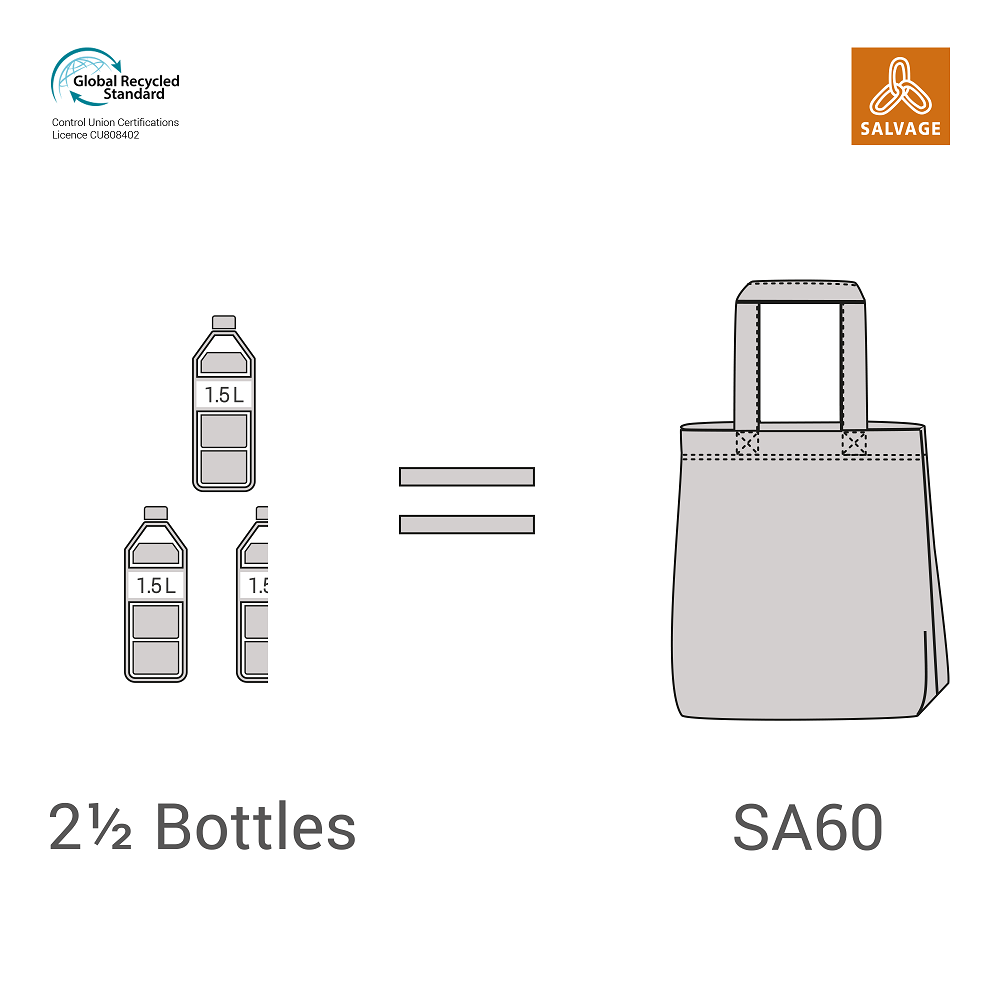 Recycled Shopper Tote Bag Peta Approved Vegan Bottle Green - I Am The Animal