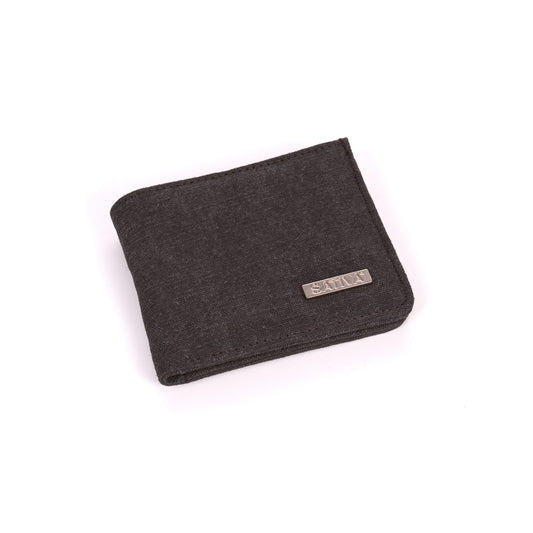 Hemp Vegan Flat Wallet Sativa Grey