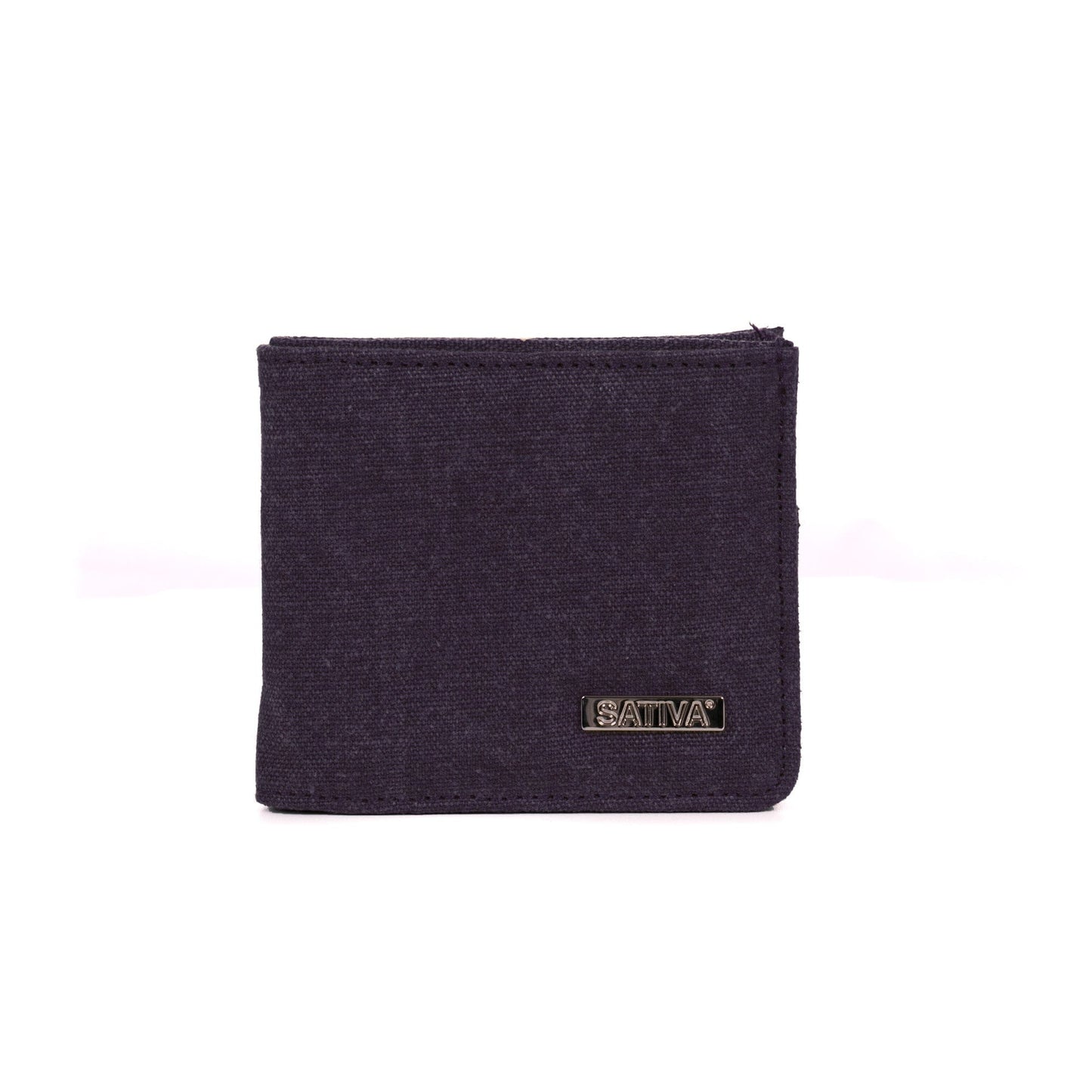 Hemp Vegan Flat Wallet Sativa Plum