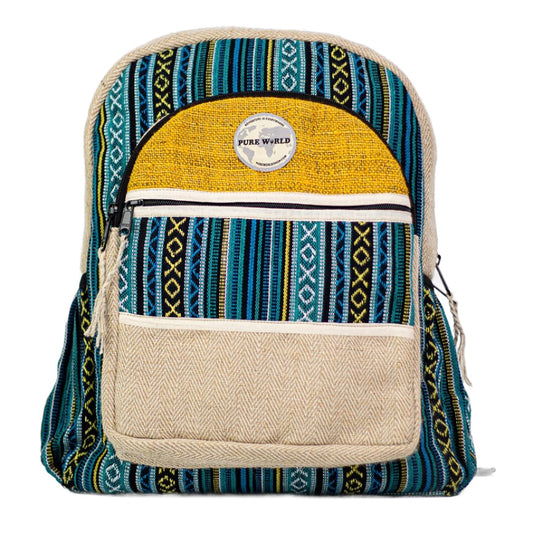 Pure World Hemp Vegan Backpack Yellowstone