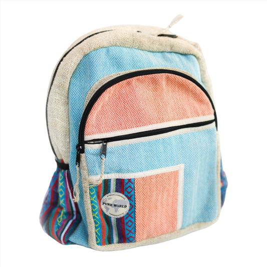 Pure World Hemp Vegan Backpack Coral Blush