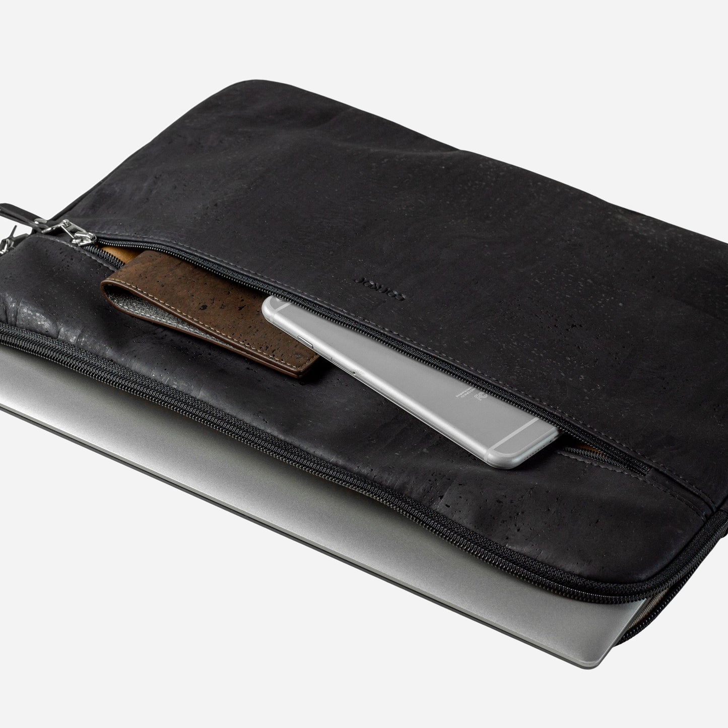 Vegan Laptop Case 14" Corkor Black