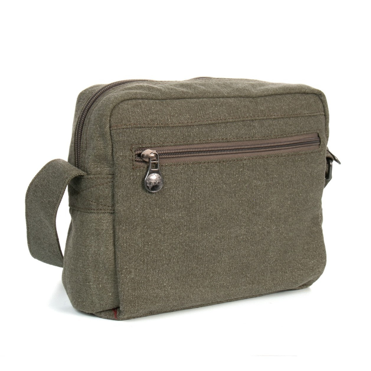 Hemp Vegan Medium Shoulder Bag Sativa Khaki