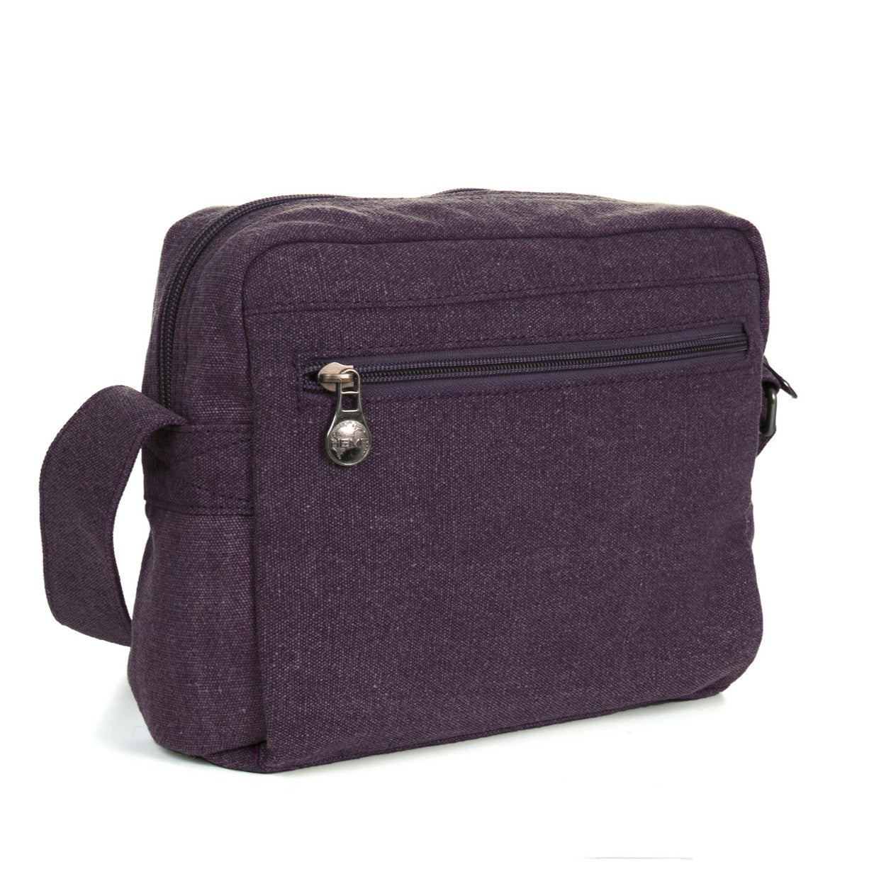 Hemp Vegan Medium Shoulder Bag Sativa Plum