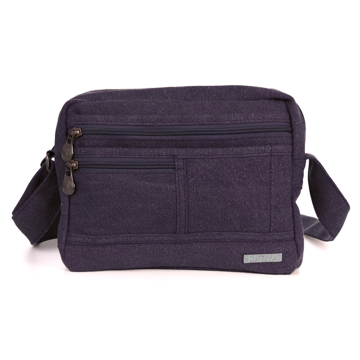 Hemp Vegan Medium Shoulder Bag Sativa Plum