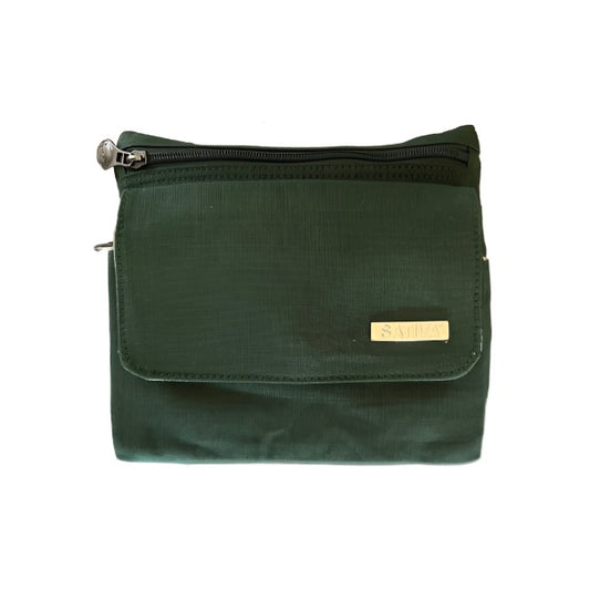 Hemp Vegan Shoulder Bag Sativa Green