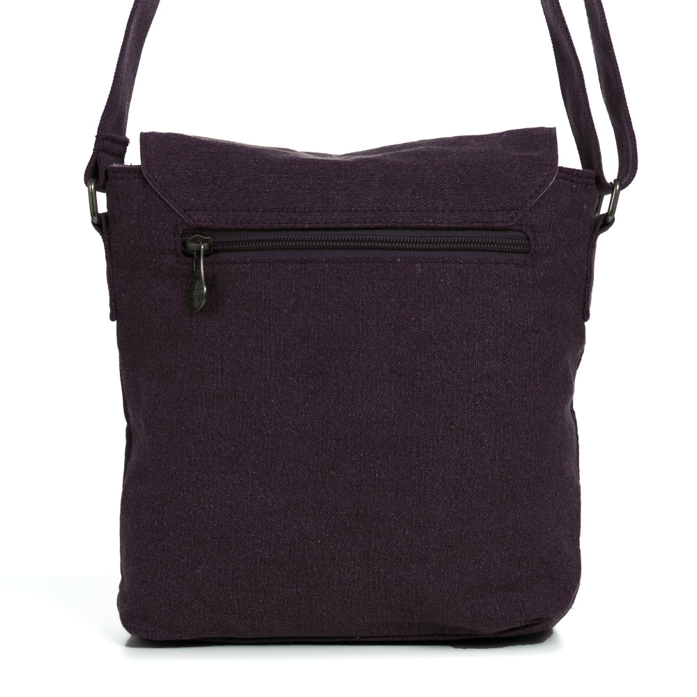 Hemp Vegan Charming Shoulder Bag Sativa Plum