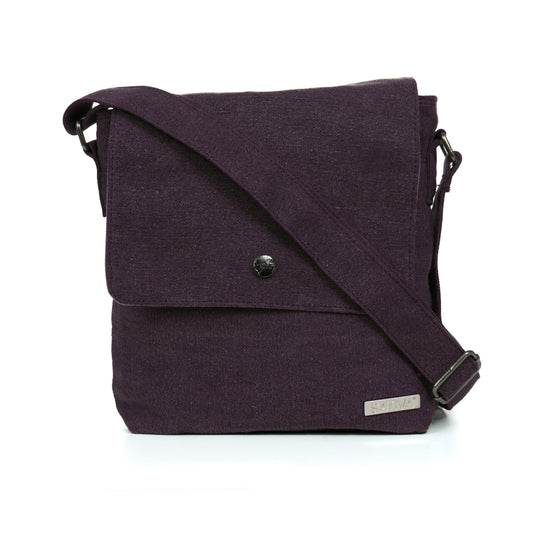 Hemp Vegan Charming Shoulder Bag Sativa Plum