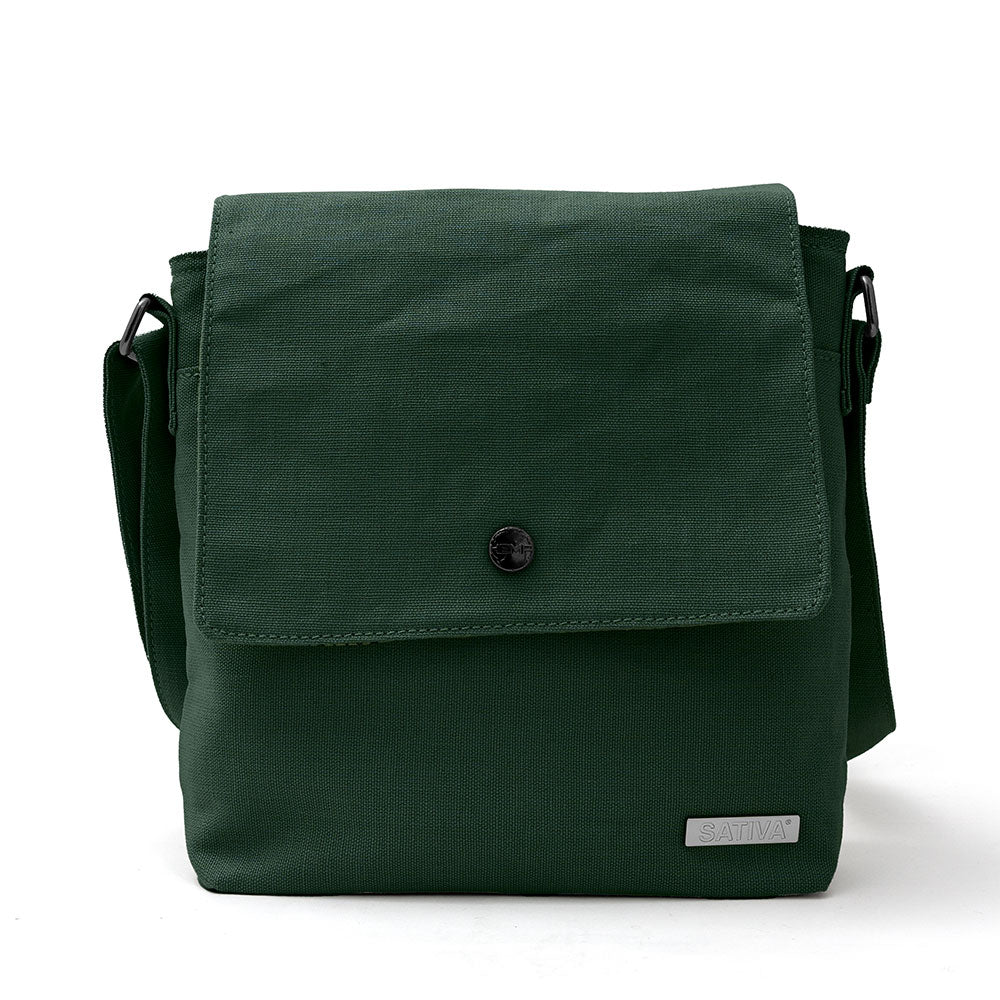 Hemp Vegan Charming Shoulder Bag Sativa Green