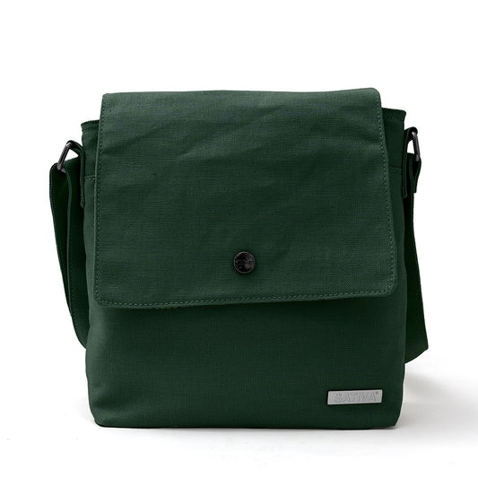 Hemp Vegan Charming Shoulder Bag Sativa Green
