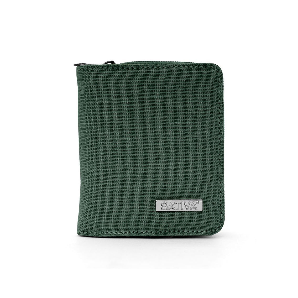 Hemp Vegan Compact Wallet Sativa Green