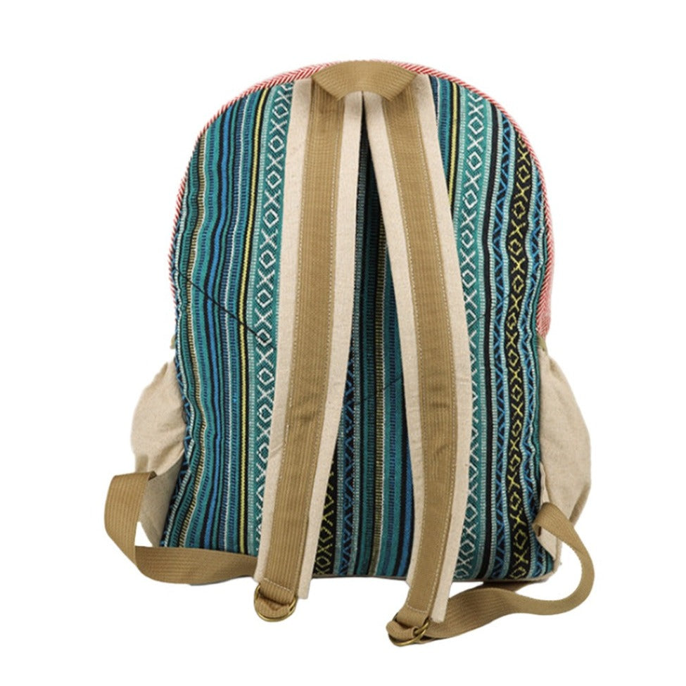 Pure World Hemp Vegan Backpack Woodland