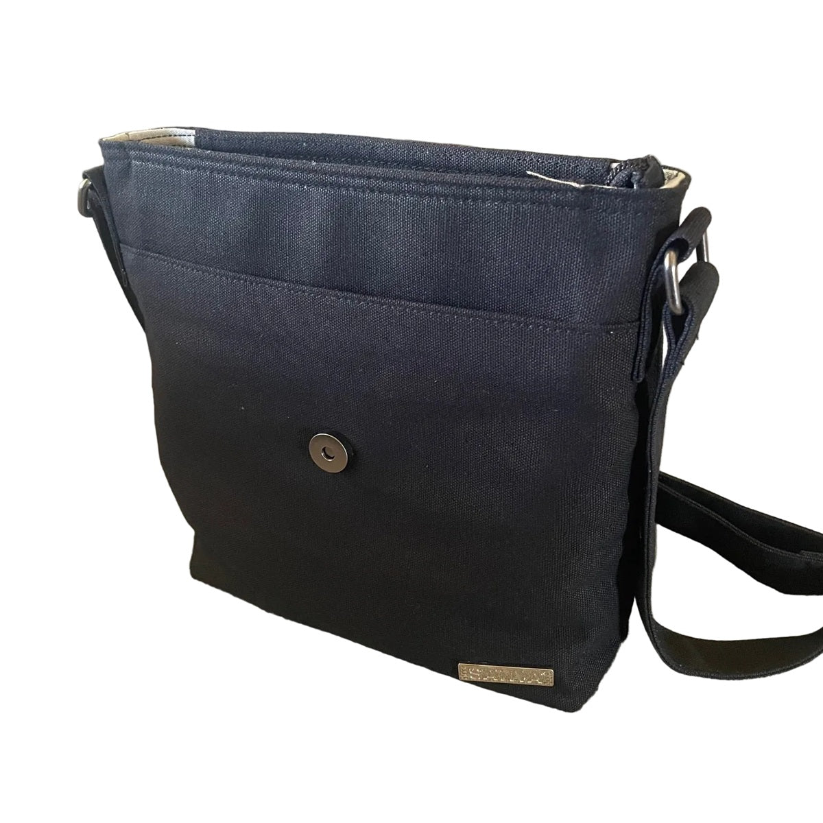 Hemp Vegan Charming Shoulder Bag Sativa Black