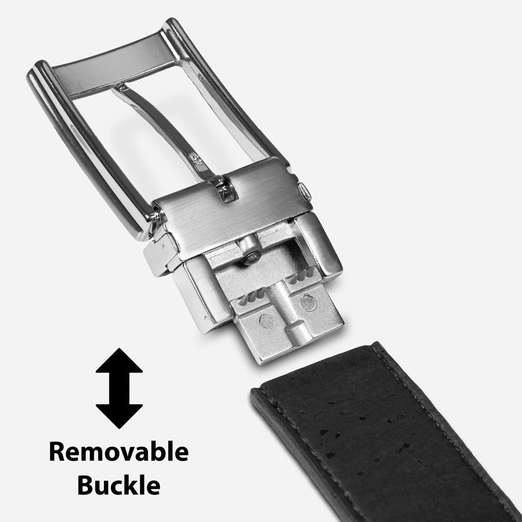 Cork Vegan Men's Reversible Belt 35mm Corkor