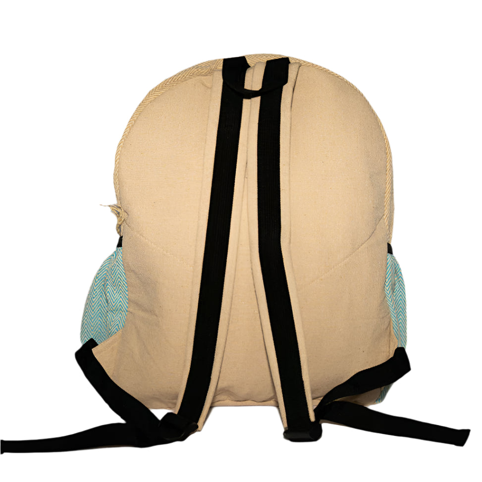 Pure World Hemp Vegan Backpack Saltwater