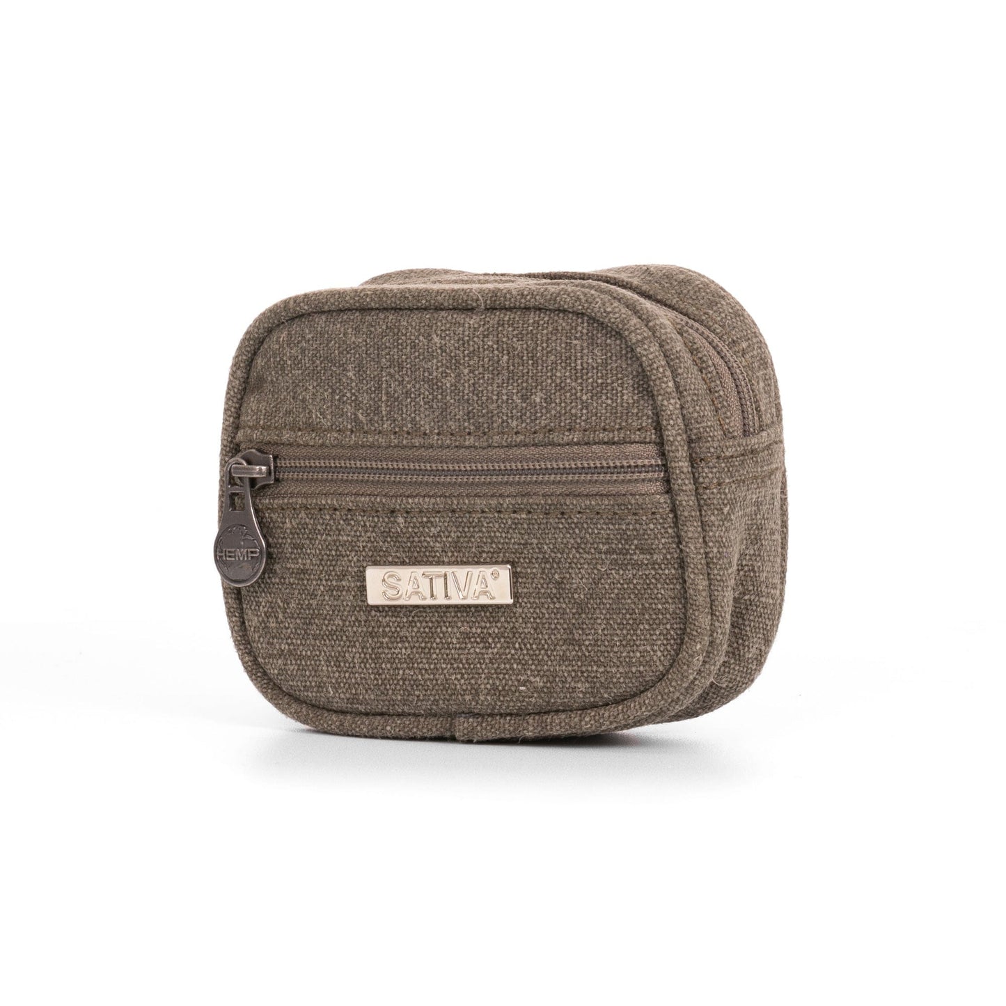 Hemp Vegan Coin Purse Sativa Khaki