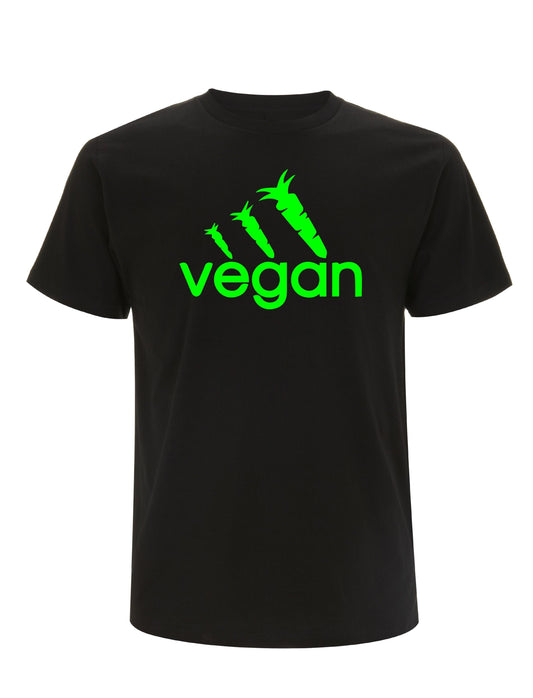 Vegan Shirt Carrot Sticks Organic Cotton Unisex Earth Positive - I Am The Animal