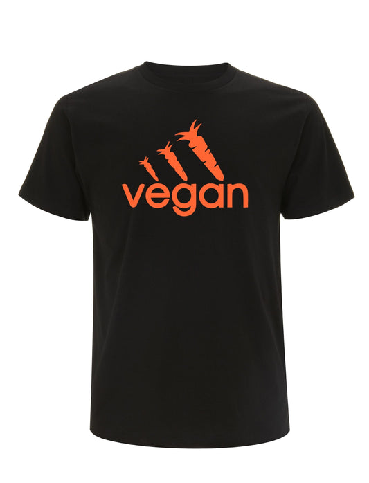 Vegan Shirt Carrot Sticks Organic Cotton Unisex Earth Positive - I Am The Animal