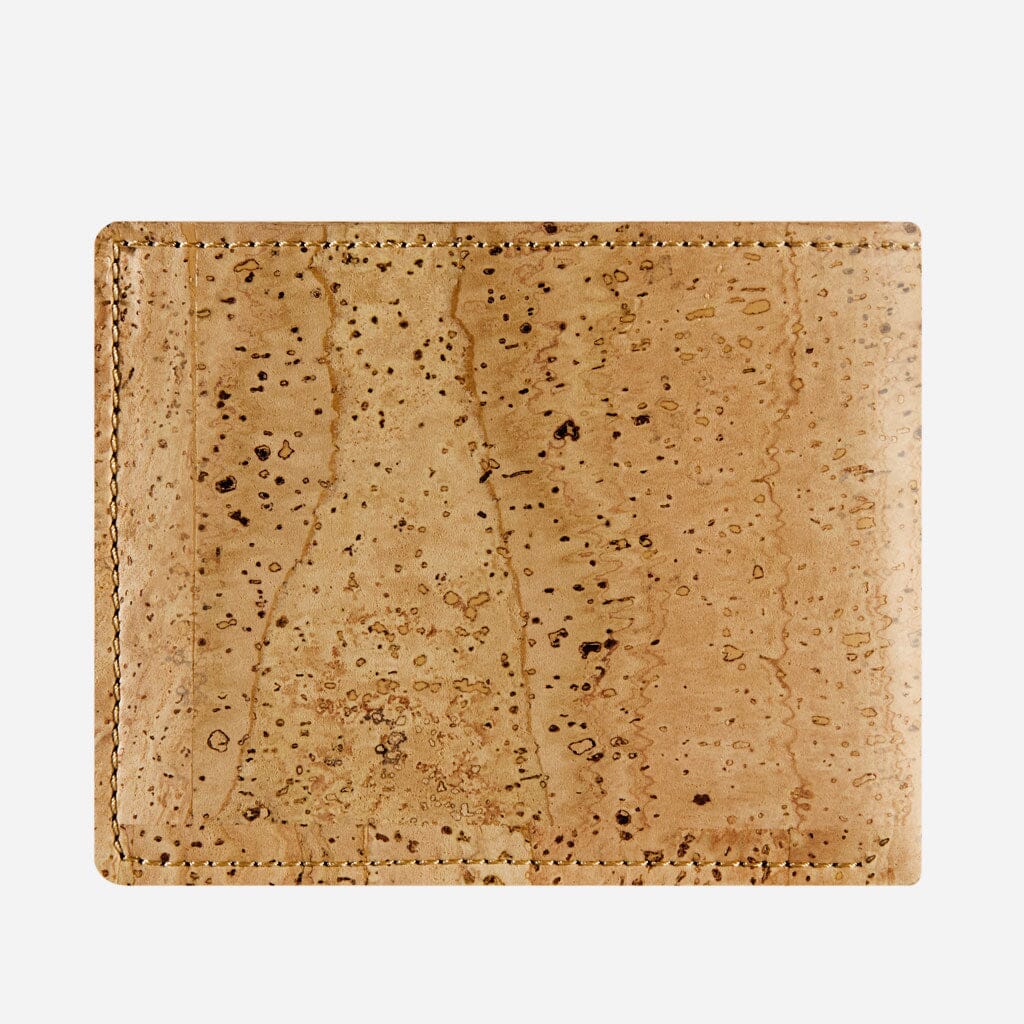 Cork Vegan Wallet Coin Pocket Corkor Light Brown - I Am The Animal