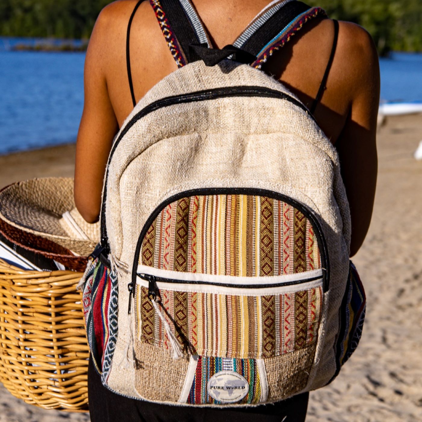 Pure World Hemp Vegan Backpack Mayflower