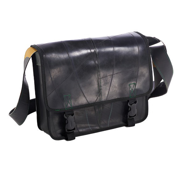 Vegan Upcycled Messenger Bag - I Am The Animal