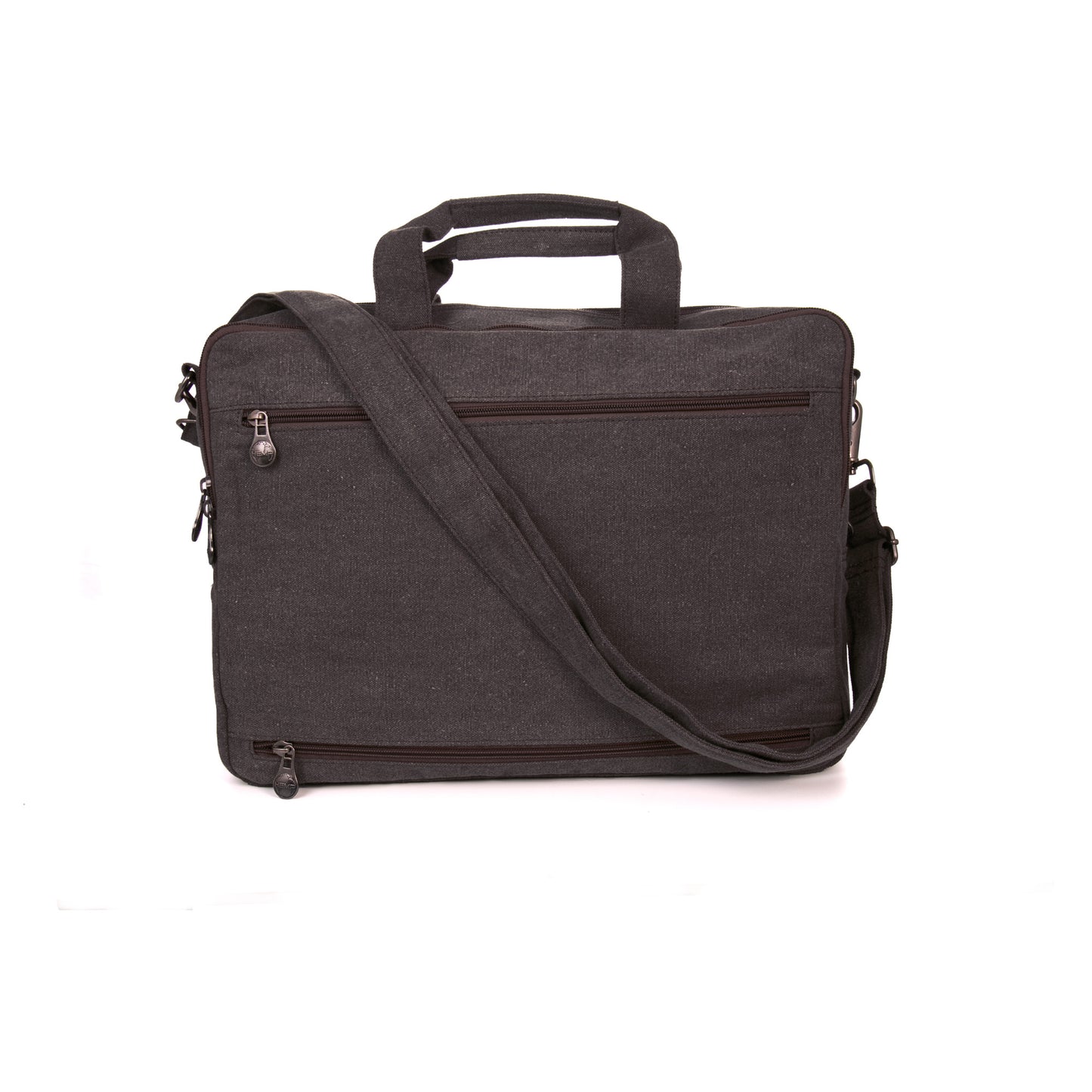 Hemp Vegan Laptop Briefcase Bag Sativa Grey