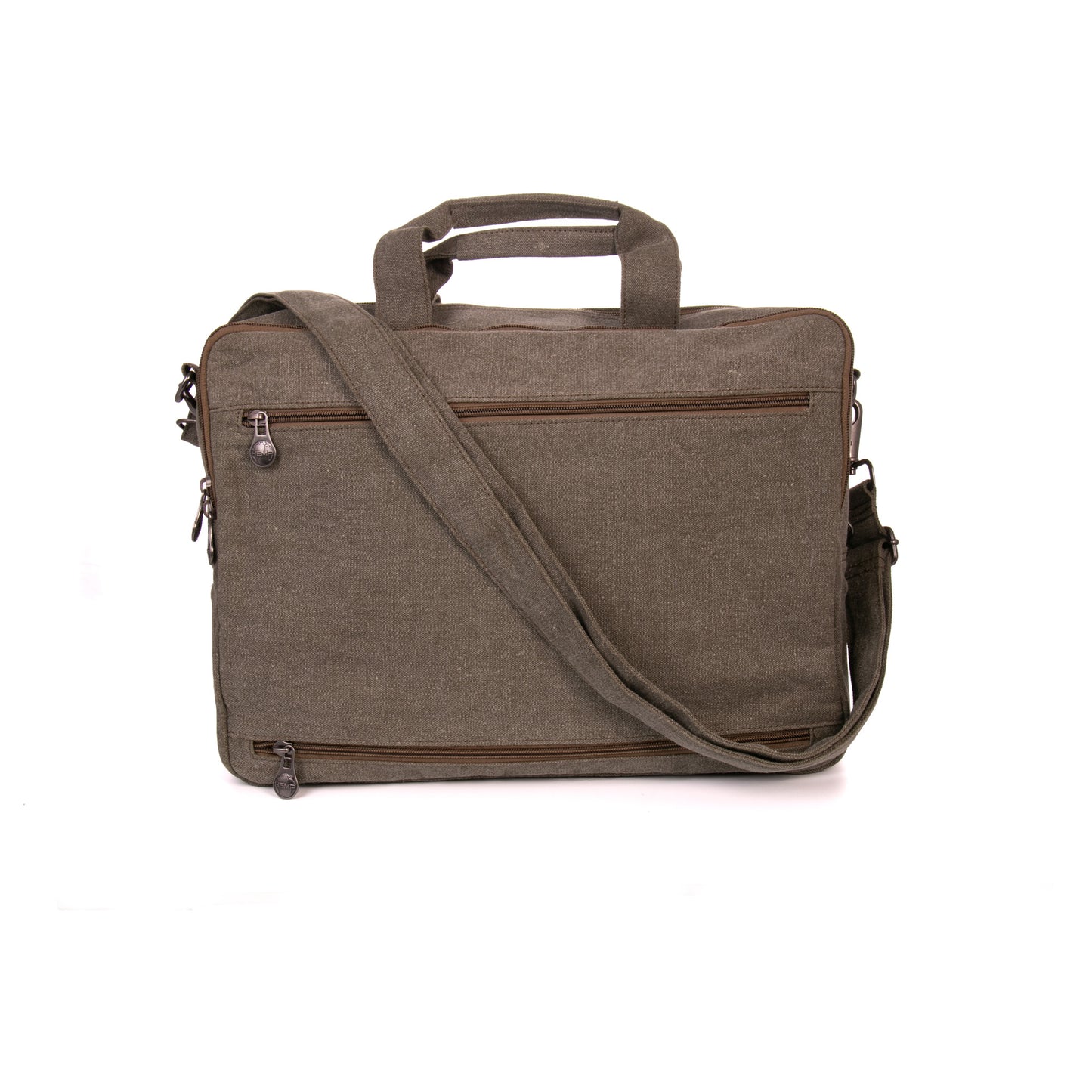 Hemp Vegan Laptop Briefcase Bag Sativa Khaki
