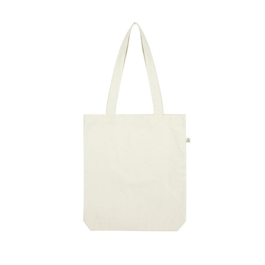 Recycled Shopper Tote Bag Peta Approved Vegan Natural - I Am The Animal