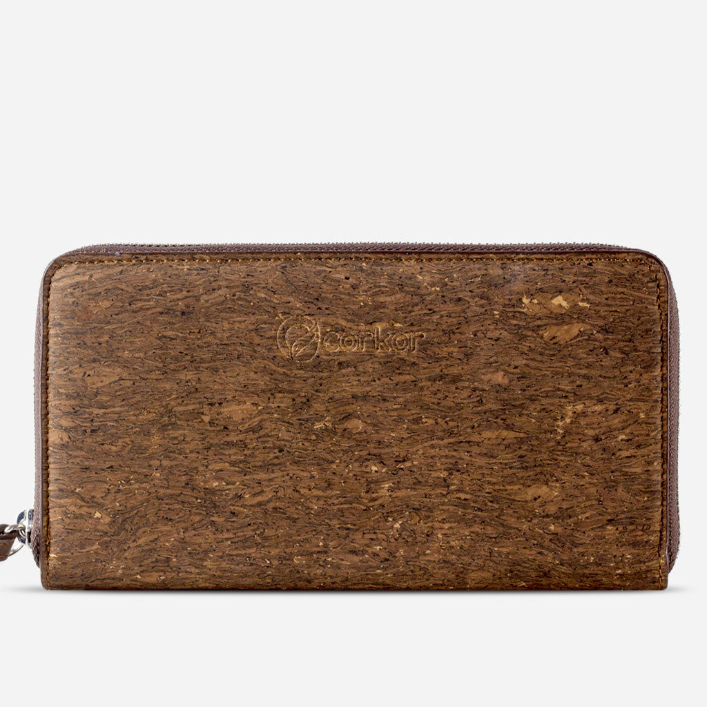 Cork Vegan Long Wallet Women's Corkor Trunk - I Am The Animal