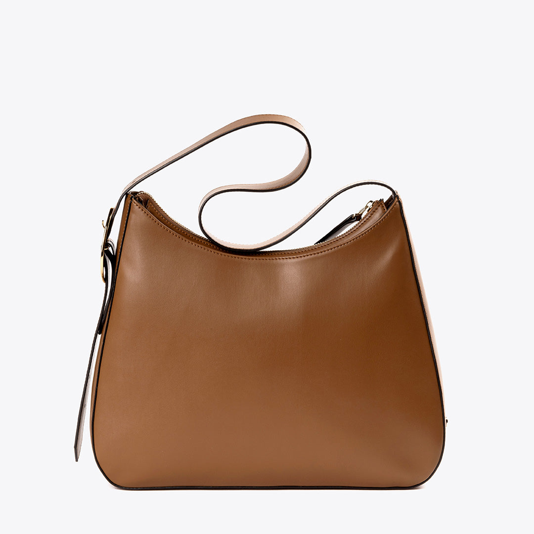 Corn Leather Vegan Hobo Bag Miomojo Febe Caramel - I Am The Animal