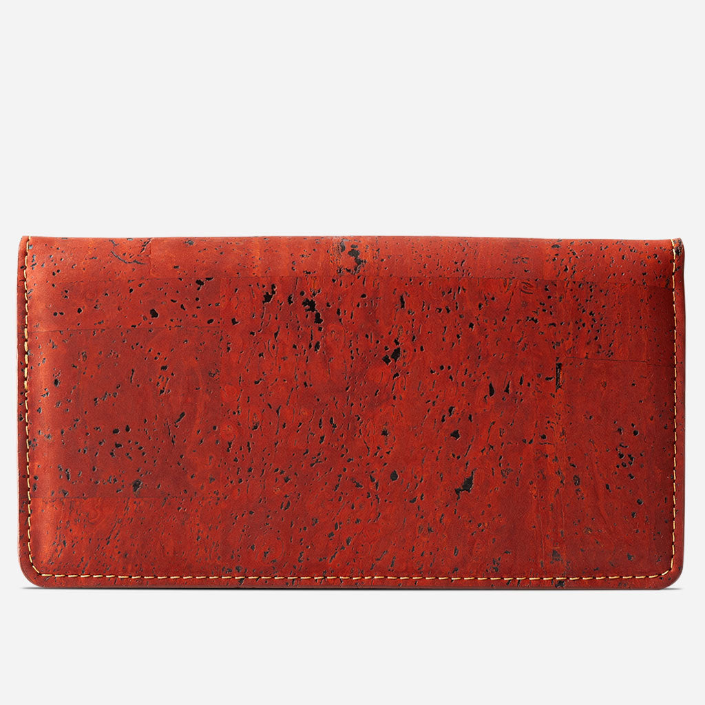 Women s Vegan Wallet Cork Red I Am The Animal