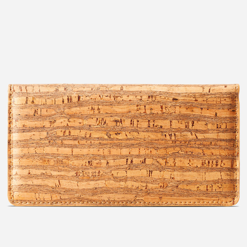 Cork Vegan Slim Wallet Women's Corkor Zebra - I Am The Animal