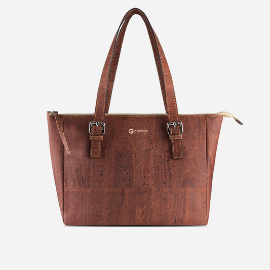 Cork Vegan Shoulder Bag Women's Corkor Red - I Am The Animal